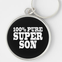Sons Birthday Parties : 100% Pure Super Son Keychains