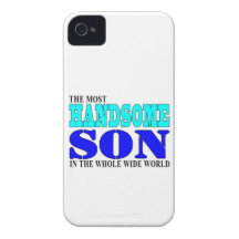 Sons Birthdays Parties Christmas : Handsome Son Case-Mate iPhone 4 Cases
