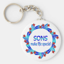 Sons Make Life Special Keychains