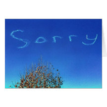 Sorry Card