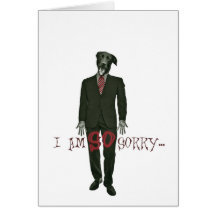 sorry greeting card