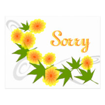 Sorry Postcard