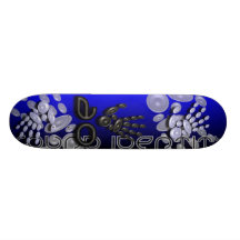 Sound Identity Blue Skateboard