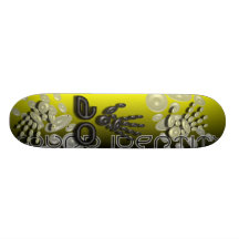 Sound Identity gold skateboard