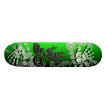 Sound Identity Green Skateboard