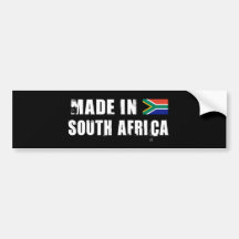 SOUTH AFRICA BUMPER STICKER