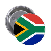South Africa Flag Button