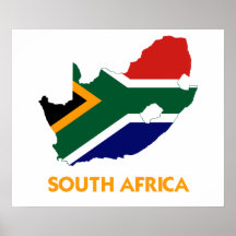SOUTH AFRICA MAP PRINT