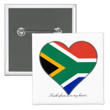 SOUTH AFRICA PINBACK BUTTONS