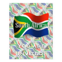 South Africa Waving Flag Announcement