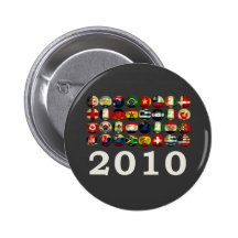 South Africa World Cup 2010 Pinback Buttons