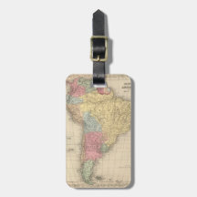 South America. Bag Tag