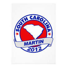 South Carolina Andy Martin Personalized Invite