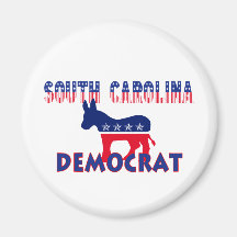 South Carolina Democrat Fridge Magnet
