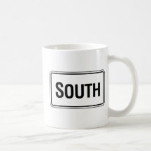 South Road Sign Coffee Mug