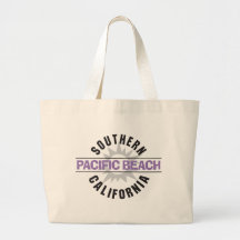 Southern California - Pacific Beach Canvas Bags