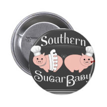 Southern Sugar Baby Logo Pin