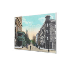 Southern View of Chenango St from Arlington Gallery Wrap Canvas