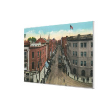 Southern View of Union Square and Lisbon Street Gallery Wrapped Canvas