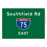 Southfield Rd 75 Greeting Card