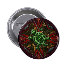 Southwest Circle Art Pin