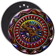 Southwest Circle Art Pin