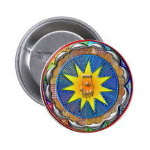 Southwest Circle Art Pinback Button