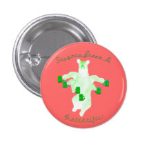 Soygoop Green Is Festerrific! Pinback Button