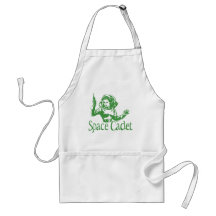 Space Cadet Green Apron
