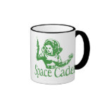 Space Cadet Green Coffee Mugs