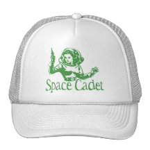 Space Cadet Green Trucker Hat