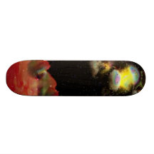 space custom skate board