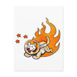 Space Dog Post Card