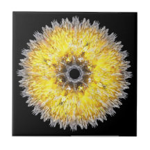 Space Flower Ceramic Tile
