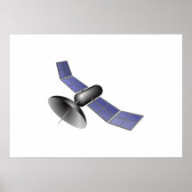 Space Satellite Posters