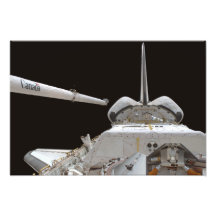 Space Shuttle Discovery's payload bay Photographic Print