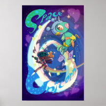 Space Unicorn Posters