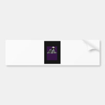 Spaceman Hitch-Hiker Bumper Sticker