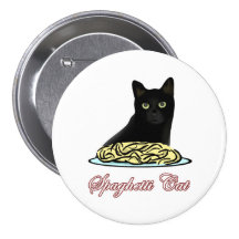 Spagehetti Cat Eloquence Pinback Button