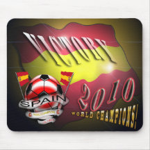Spain Victory 2010 World Cup World Champions pads Mousepad