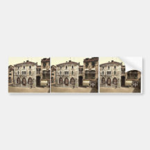 Spalato, the Communal Palace, Dalmatia, Austro-Hun Bumper Sticker