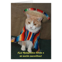 Spanish Birthday for husband Cards