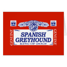 Spanish Greyhound Cards