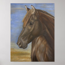 Spanish Horse Poster