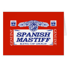 Spanish Mastiff Greeting Card