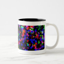 sparkle flower 5 coffee mugs