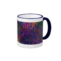 sparkle flower 6 coffee mugs