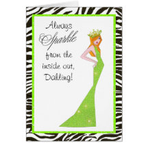 Sparkle From the Inside Out/ Diva Lime Cards