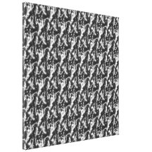 Sparkle Ghosts Stretched Canvas Print