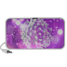 Sparkle Spikes White iPhone Speaker
